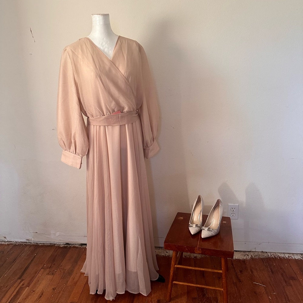 Ivy City- Andie dress in powder pink XXL